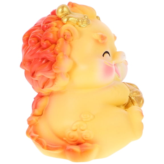 BALAHAPY Dragon Figurine For Home People Seeking Good Luck Multi 1Pack 2.1x1.8x1.6In