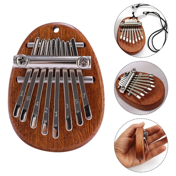 Tineasur Portable Thumb Piano Kalimba with Assorted Colors, 1 Set Musical Instrument for Kids and Beginners
