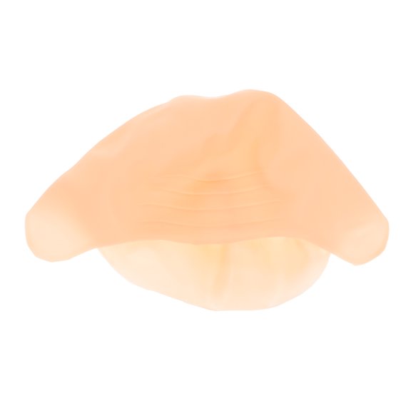 OUNONA Bald Caps for Women Fake Valentine Cookie Bags Faux Child Khaki