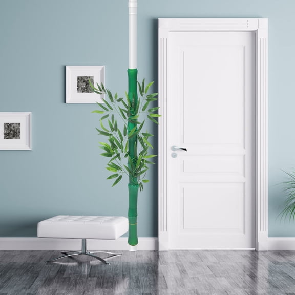 OUNONA Bamboo Piping Decoration Faux Aesthetic Drainage Pipe Green