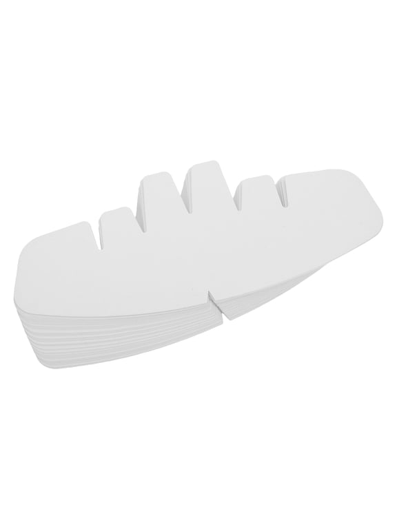 Baseball Cap Inserts White Paper Hat Shaper for Universal Fit and Durability 50Pcs