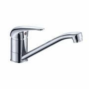 OUNONA Basin Faucet Cold and Hot Water Tap Fashion Style Single Hole Bathroom Mixer Faucet for Kitchen Bathroom Washroom