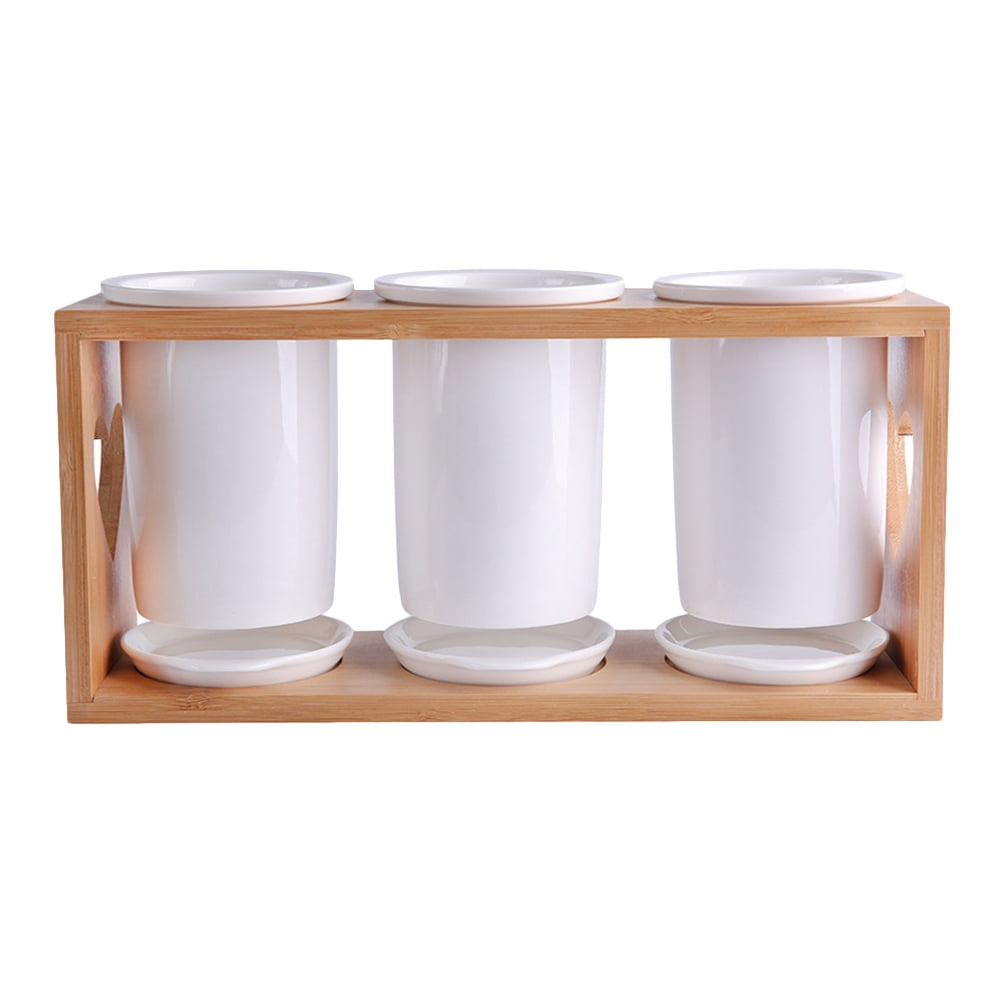 BALAHAPY Kitchen Utensil Holder Multi Color Ceramics for Storage 1 Set 11.99X5.50X4.13in
