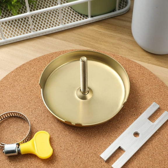 OUNONA Tub Overflow Cover Bath Tub Overflow Face Plate Stainless Steel Basin Overflow Gasket Prevents Water Overflow Essential Bathroom Gasket