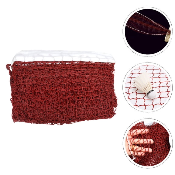 OUNONA Beach Volleyball Net Nylon Badminton Net Lightweight Badminton Net Foldable Balls Net