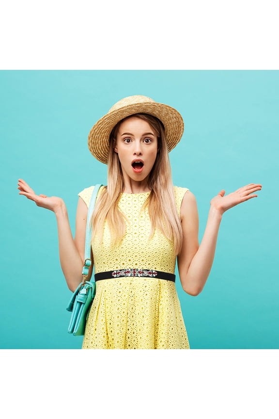 Beaded Belt for Wedding Dress Assorted Color 1 Pcs Handcrafted Design Elastic Comfort