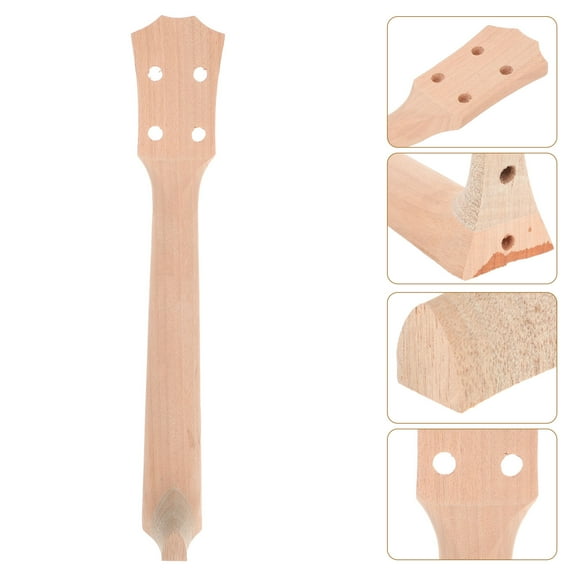 OUNONA Beginner Concert Ukulele Neck DIY Ukulele 36.5x6cm