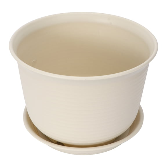 OUNONA Medium Resin Nursery Pot Plastic Flower Pot Garden 1Pack