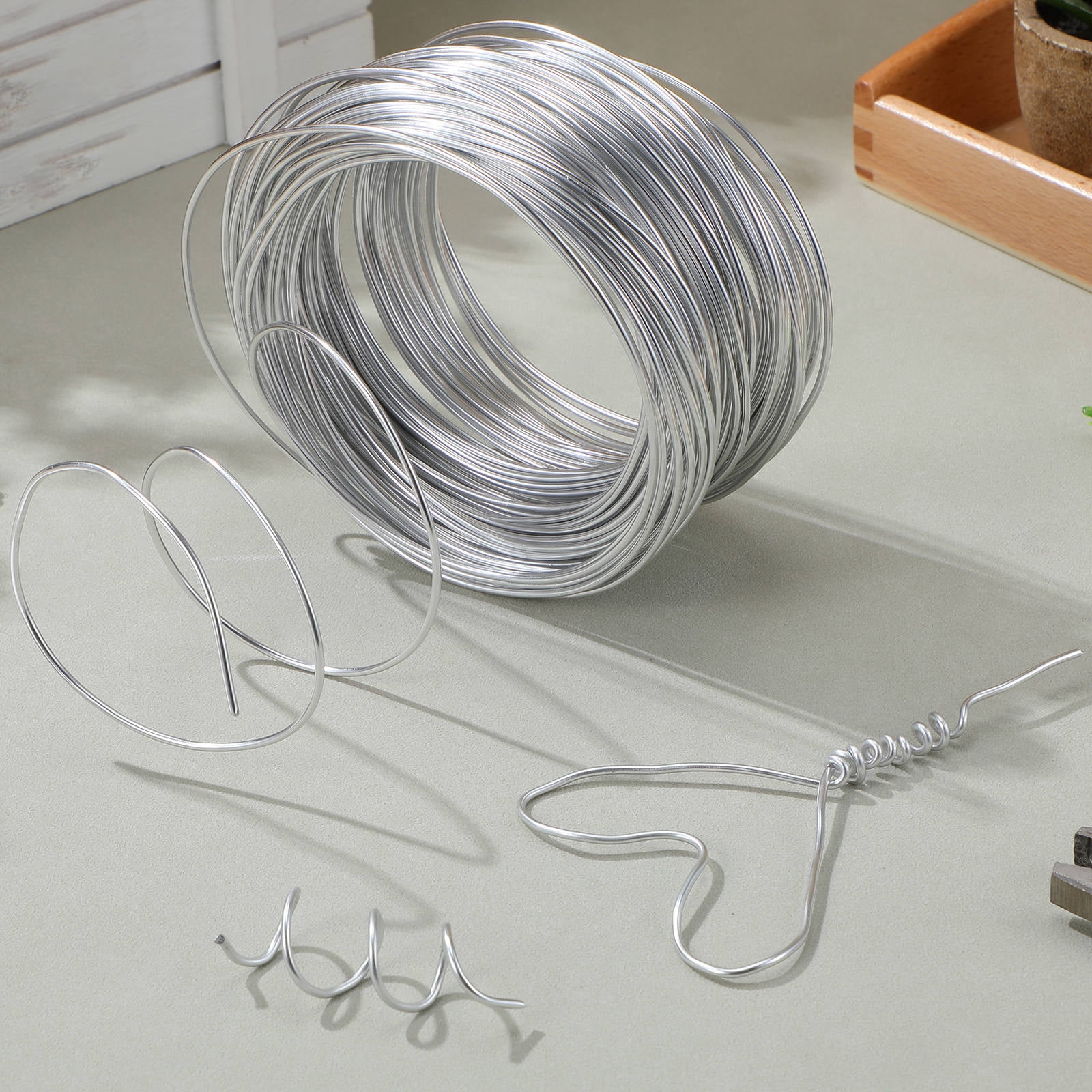 OUNONA Bendable Aluminum Wire for Bonsai Wiring Jewelry Making and Artistic Crafts