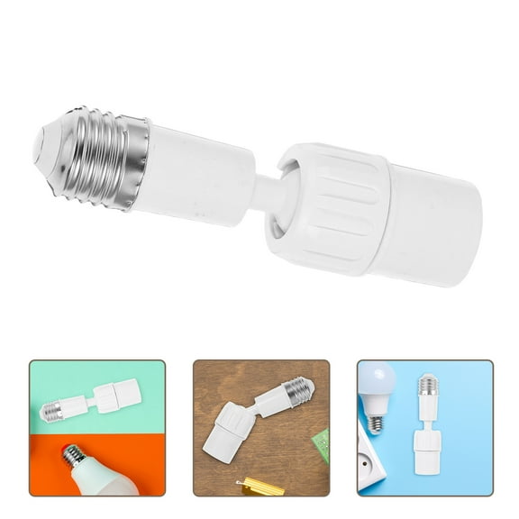 OUNONA Bendable Light Socket Extender E27 Bulbs Lamp Extension Adapter Flexible Lighting E27 Socket Extension for Adjustable Light Angles