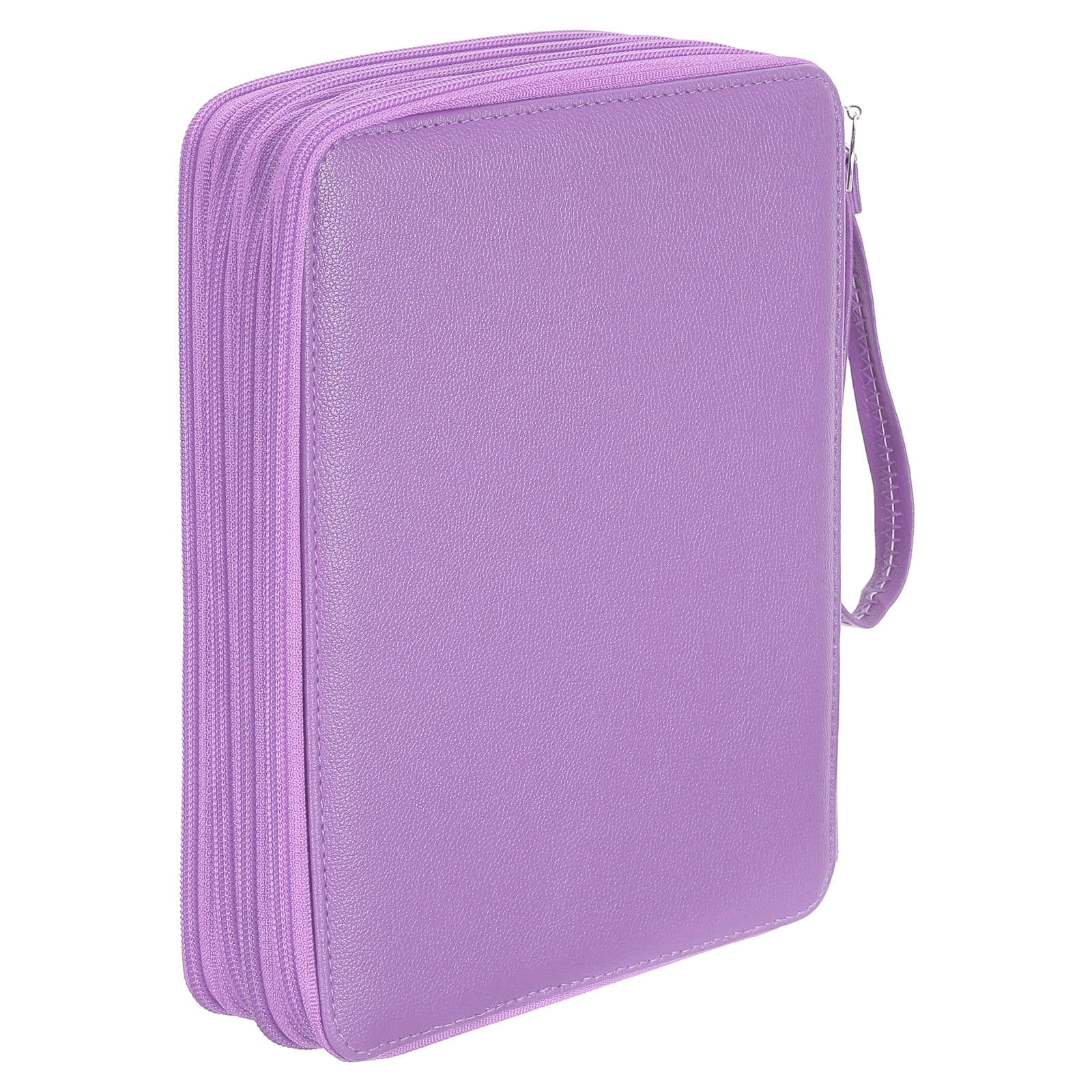 OUNONA Large Capacity Pencil Case with Multi-Layer Zipper Compartments for Pens, Markers, and Stationery Storage