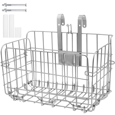 Front Frame Bike Basket Rear, Bicycle Basket Handlebar Front Rear