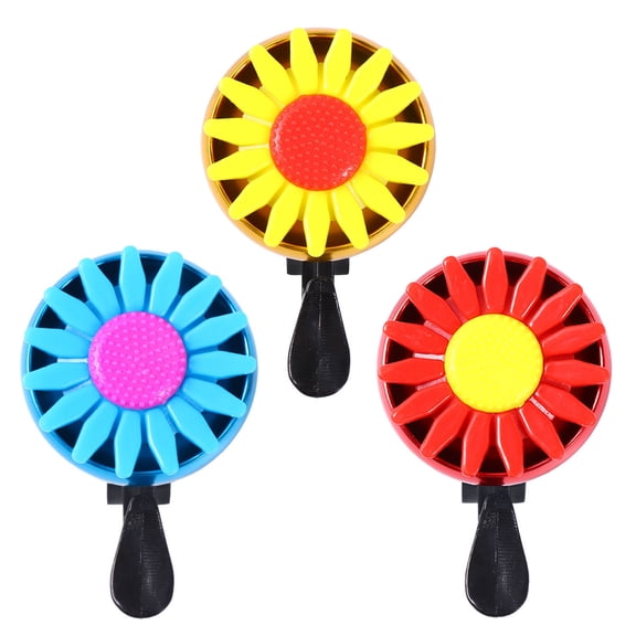 OUNONA Bike Bell Alarm for Safe Cycling with Loud Sound 3 Pieces Assorted Color