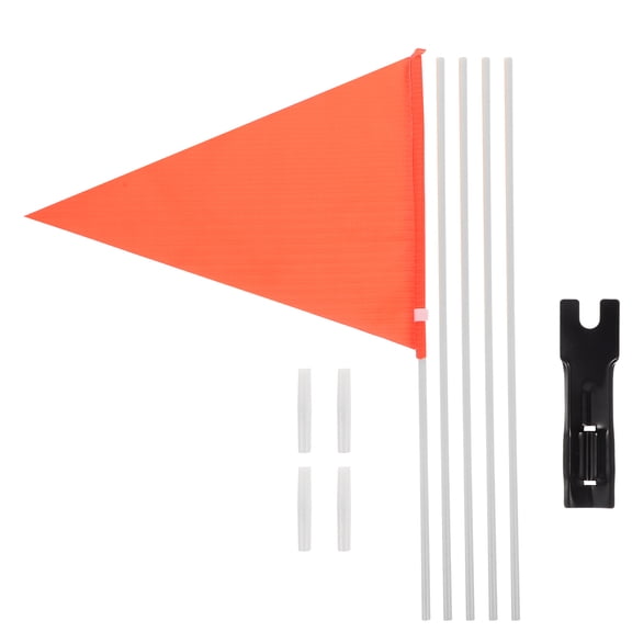 OUNONA Bike Flagpole Kit 1 Set with Multi-function Bike Flag and Accessories for Secure Fixing