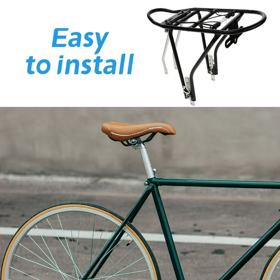 OUNONA Bike Rear Rack Aluminum Alloy Rear Rack Travel Luggage Rack Cycling Accessory