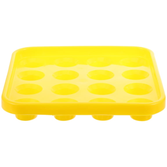 OUNONA Billiard Balls Billiard Room Organization 25x25cm Yellow