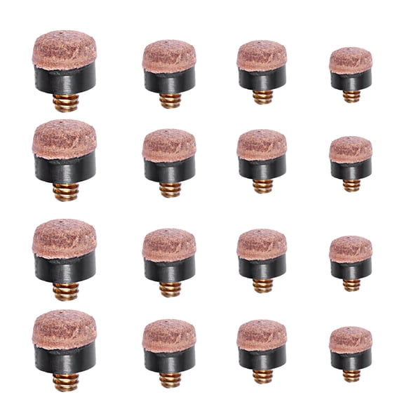 OUNONA Billiard Cue Stick Tips  Screw Tips Pool Tip
Table 13Mm Headreplacement Ferrules Tip