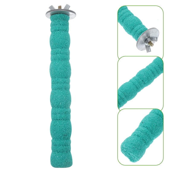 OUNONA Bird Perch Natural Wood Bird Perch Stand Wooden Parrot Perch Stand Bird Standing Stick Bird Toy