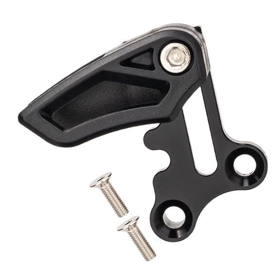 OUNONA Black Aluminum Alloy Chain Guide Protector for Fixed Gear and Bikes