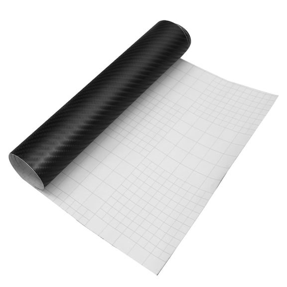 OUNONA Black Carbon Fiber Car Wrap Vinyl with Blue Purple Color Shift Self Adhesive