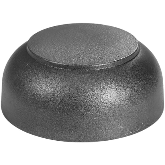 OUNONA Black Cast Iron Bibimbap Bowl - Reusable Kitchen Serving Dish for Household Food Presentation