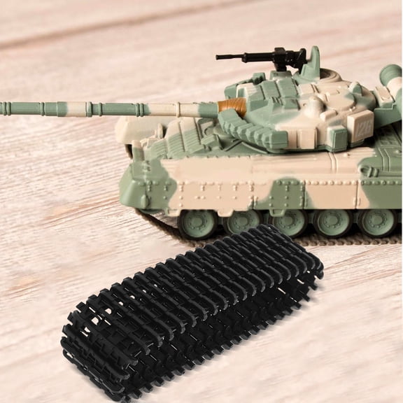 OUNONA Heavy Duty Black Tank Track Links for Robot Car and Technical Assembly