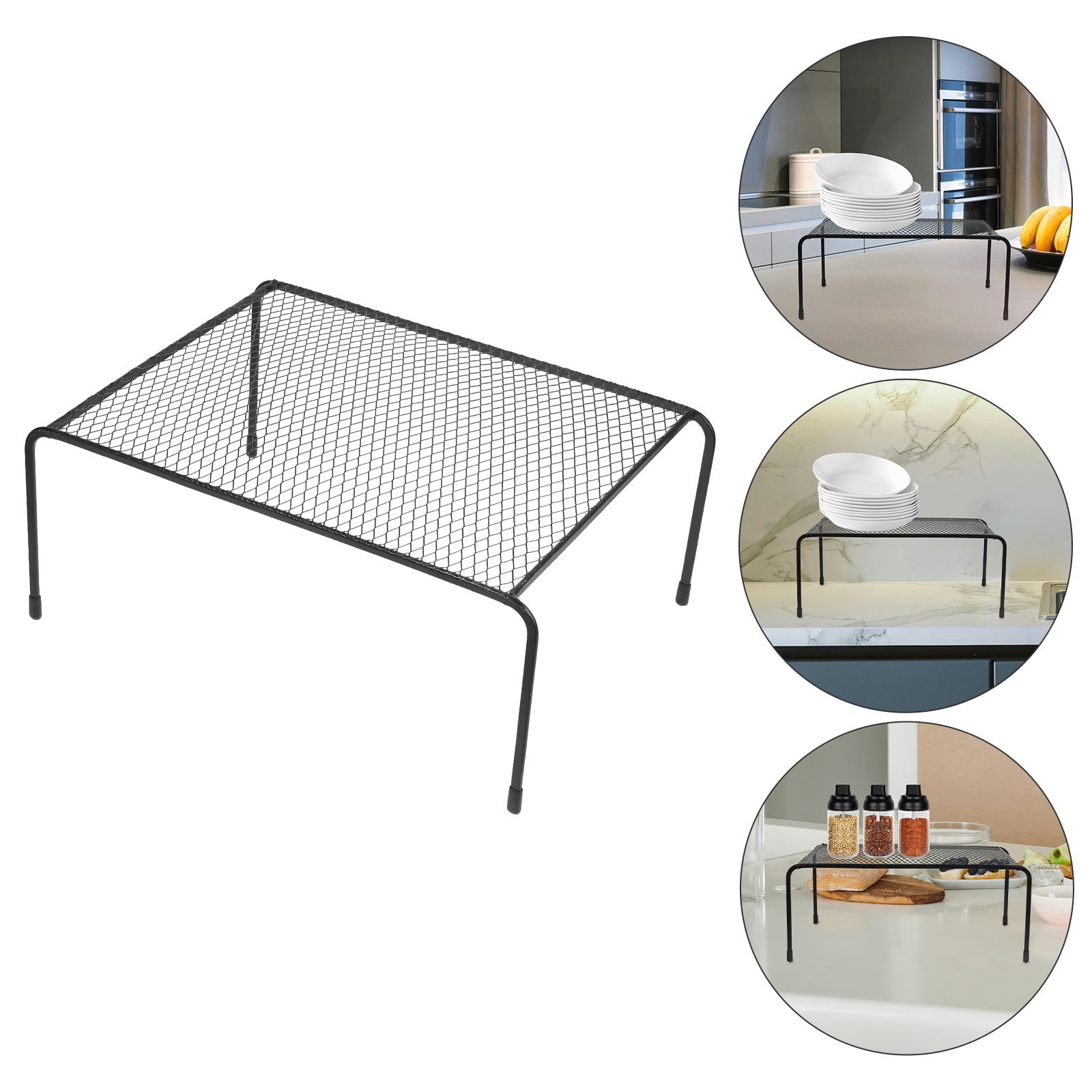 OUNONA Black Dish Drying Rack, Multi-Functional Kitchen Countertop ...