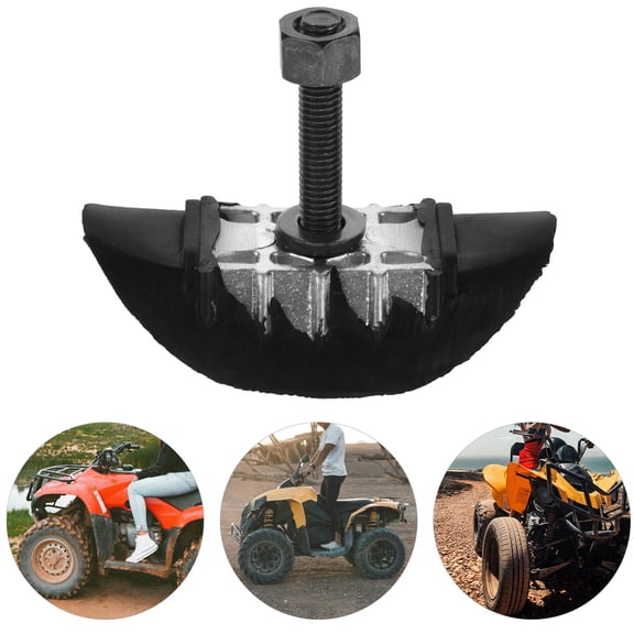 OUNONA Black Motorcycle Rim Lock Replacement Tire Boot Lock for Trailer Wheels