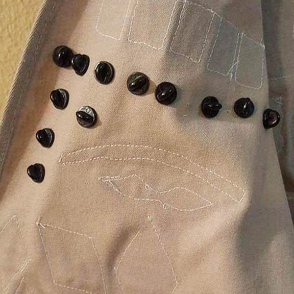 OUNONA Black PVC Rubber Pin Backs for Lapel Pins and Tie Tacks, Multipurpose Decorative Pin Holders for Secure Fastening