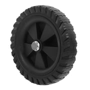 OUNONA Heavy Duty Air Compressor Wheel Universal Replacement Rubber Tire Black 1 Piece for High Load Capacity