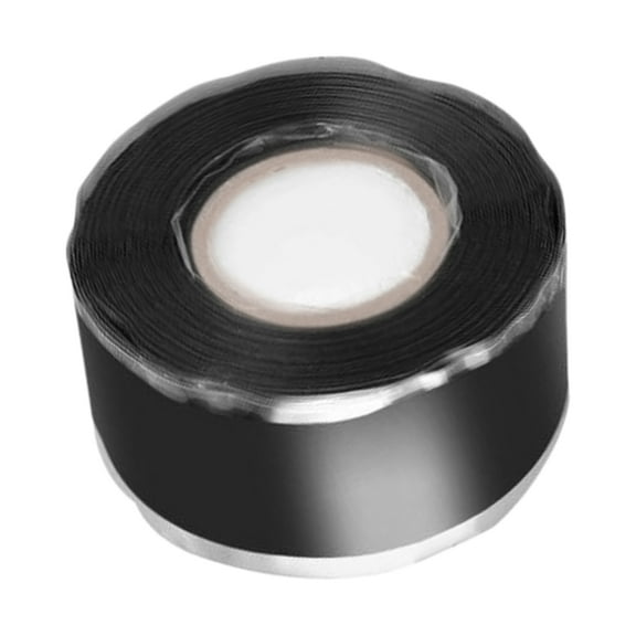 OUNONA Black Silicone Hose Repair Tape Self Fusing Insulation Tape For Electrical Wiring 1Pcs