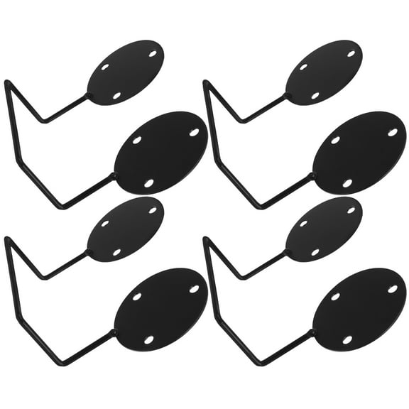 OUNONA Black Stainless Steel Mattress Retainer Bar Bracket for Home Use 4 Pieces