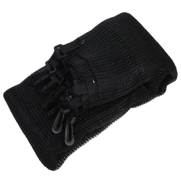 OUNONA Black Trampoline Protective Net Replacement Surround Fence with Easy Installation for Home Safety