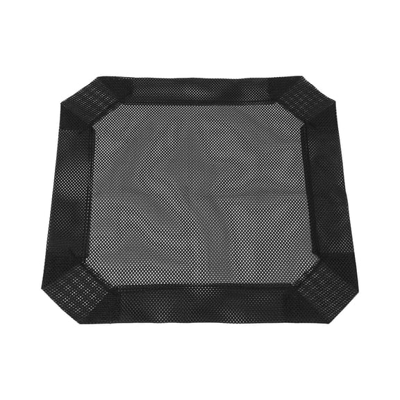 OUNONA Black Mesh Raised Dog Bed Cover Replacement with Breathable Airflow for Indoor Pet Hammock