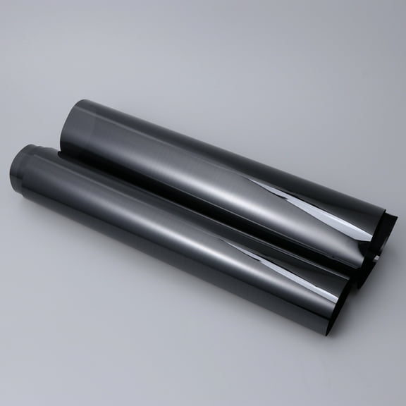 OUNONA Black Window Film for Sun Block and Privacy Protection Easy Install Plastic Material 1m x 0.3m