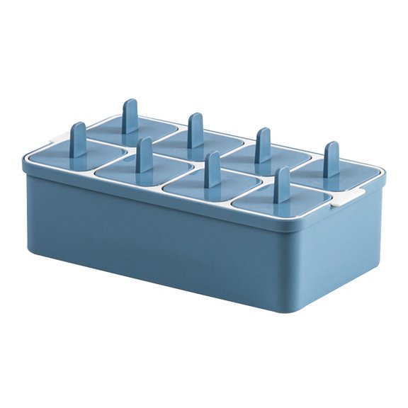 OUNONA Dual Layer Mold Ice Box for Homemade Ice Cream and Desserts, Easy to Use Maker