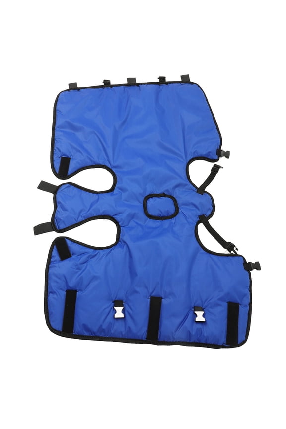 Blue Winter Cow Calf Coat Waterproof Vest with Lightweight Portable Design