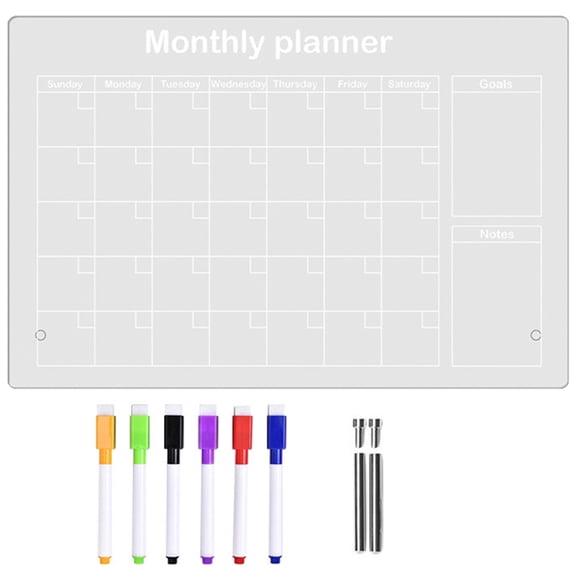 OUNONA  Board Whiteboard Rewritable Message DIY Weekly Planner Modern Memo Office