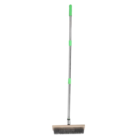 OUNONA Boat Deck Cleaning Brush Heavy Duty Steel Wire Broom for Outdoor Marine Use