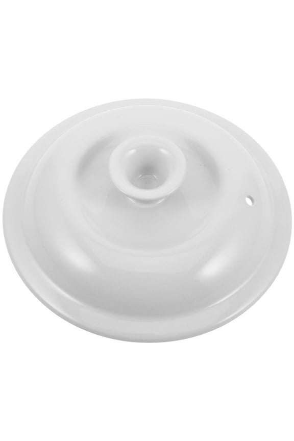 Bow Shape Keychain Smooth Door Pulley Ceramic Pot Lid