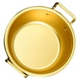thumbnail image 1 of NUOLUX Round Aluminum Mixing Bowl Golden 1Set For Kitchenware Use, 1 of 8