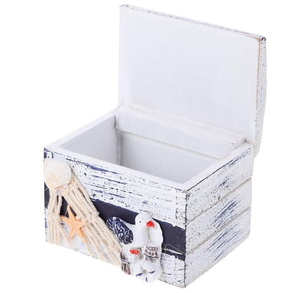 OUNONA  Boxes Retro Mediterranean Storage Jewelry Desktop Decoration