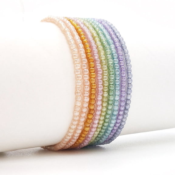 OUNONA Bracelet Beads Making Glass Loose for Crafts Gift DIY