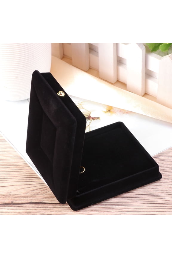 Black Jewelry Organizer Bracelet Box for Girls, Compact and Stylish 1-Pack Storage Case