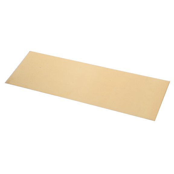 OUNONA Golden Brass Sheet Plate for Architectural and Craft Use, 1 Piece Metal Material