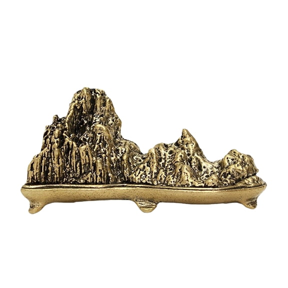 OUNONA Brass Brush Storage Stand Pen Rest for Writing and Painting Brushes