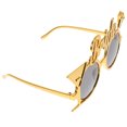 thumbnail image 1 of OUNONA  Bridal Glasses Bride Wedding Props Oval Child The Party Golden, 1 of 8