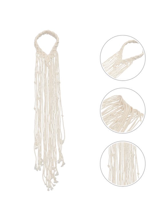 Wedding Headpiece Beige Macrame, Bridal Hair Accessories, Chic and Charming, Easy to Match Dresses