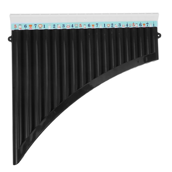 OUNONA Pan Flute Key of C Brown ABS Portable Comfortable Grip for Decoration