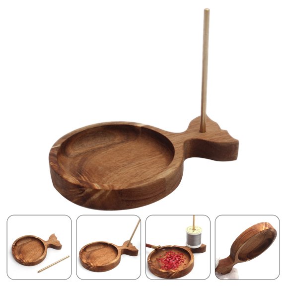 DRAFIDEEP Beads Making Tool Wooden Bead Organizer for DIY Projects 1Pcs